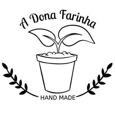 Logo da Marca Terrários Dona Farinha. Logo da Marca Terrários Dona Farinha.