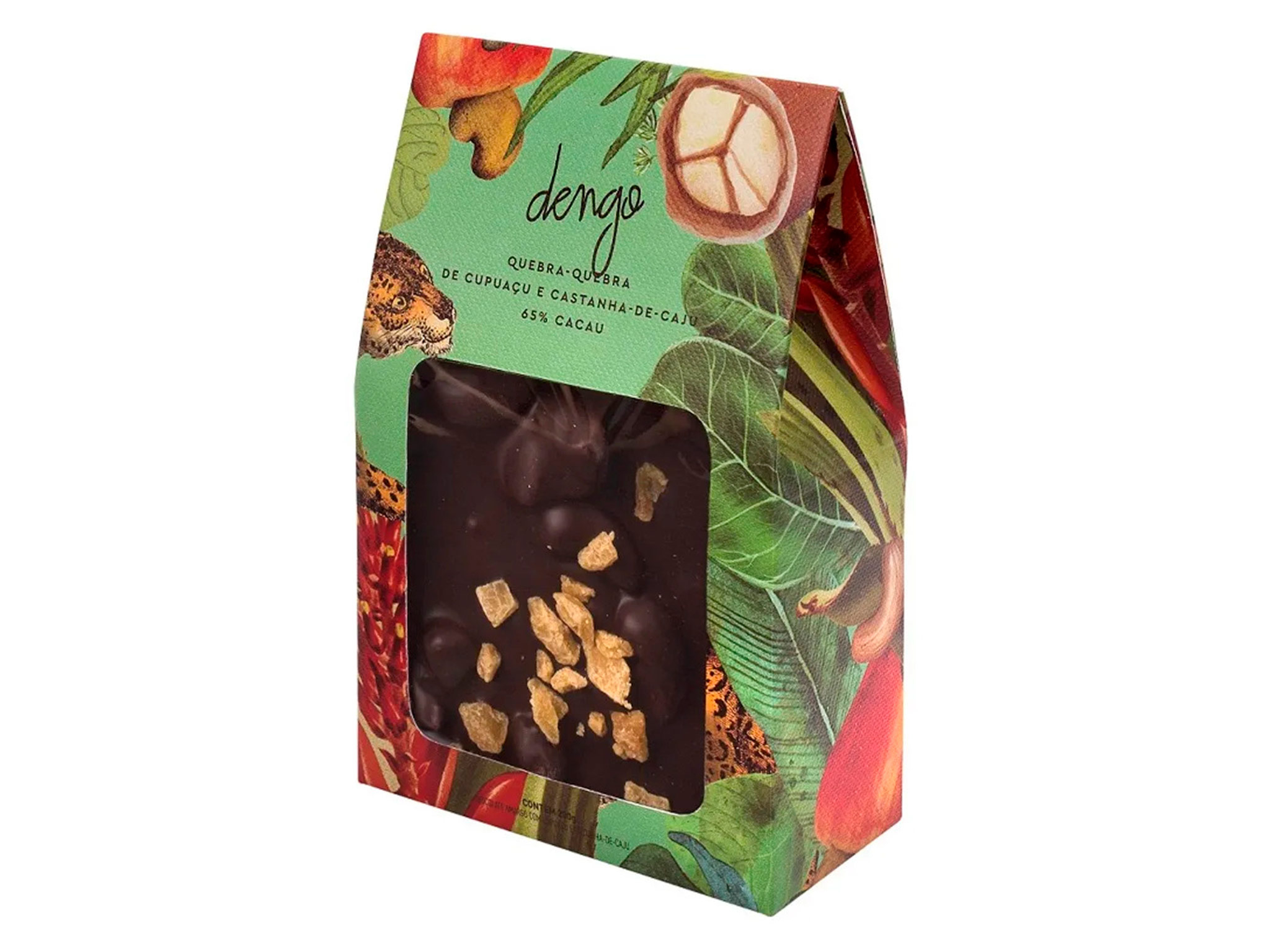 Chocolate Quebra-Quebra Cupuaçu com Castanha de Caju 200G Chocolate Quebra-Quebra Cupuaçu com Castanha de Caju 200G