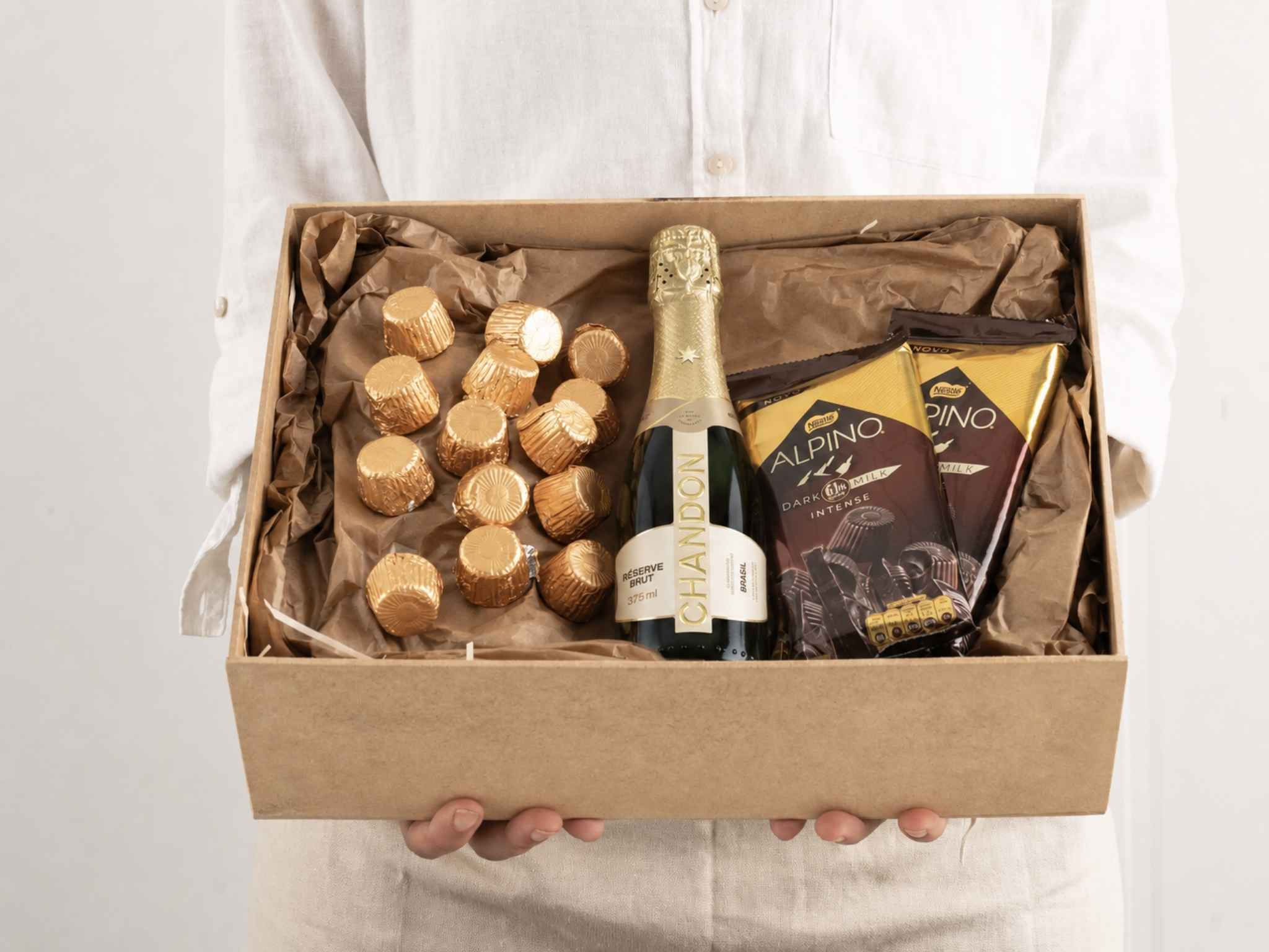 Espumante e Bombons Alpino Espumante e Bombons Alpino Para Entrega