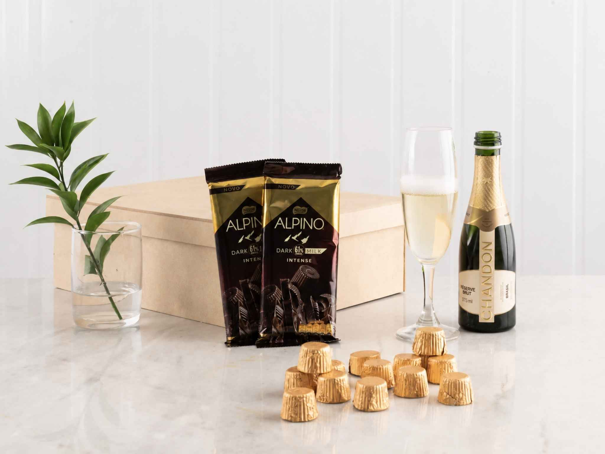 Espumante e Bombons Alpino Espumante e Bombons Alpino Para Entrega