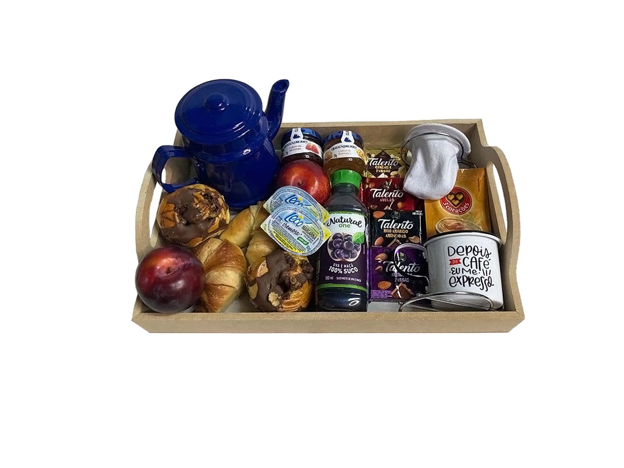Bandeja De Café Com Bule, Caneca E Coador Bandeja De Café Com Bule, Caneca E Coador