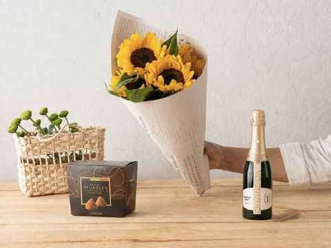 Notícias de um Girassol, Trufas e Chandon Para Entrega