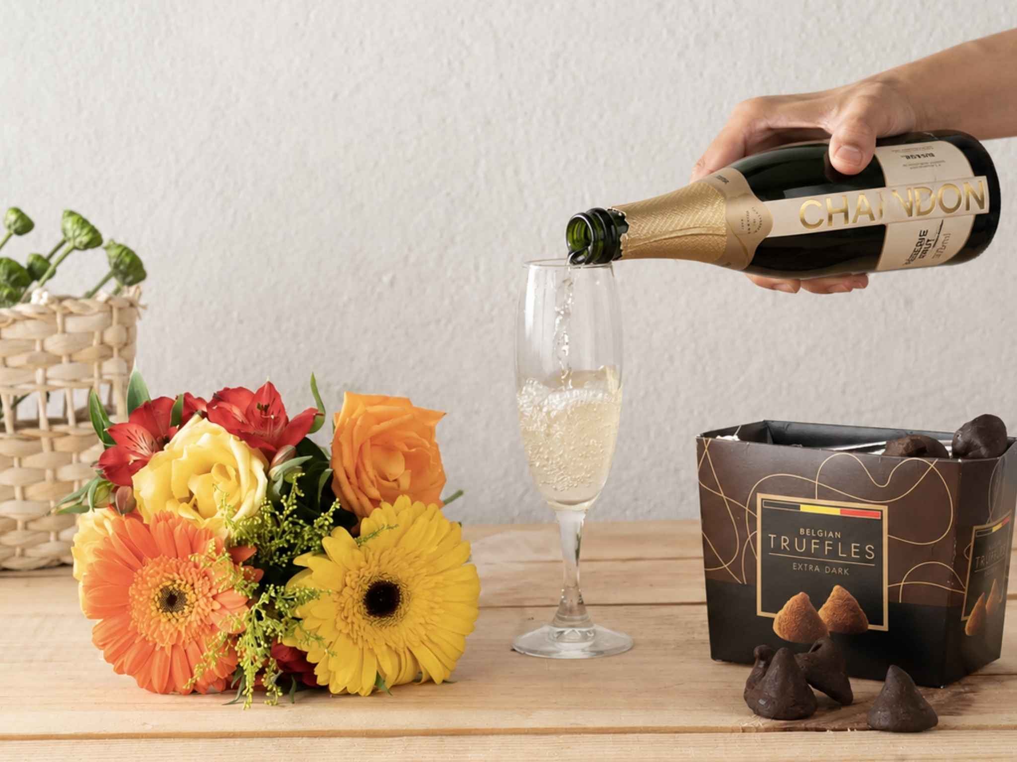 Raio de Sol, Trufas e Chandon Para Entrega