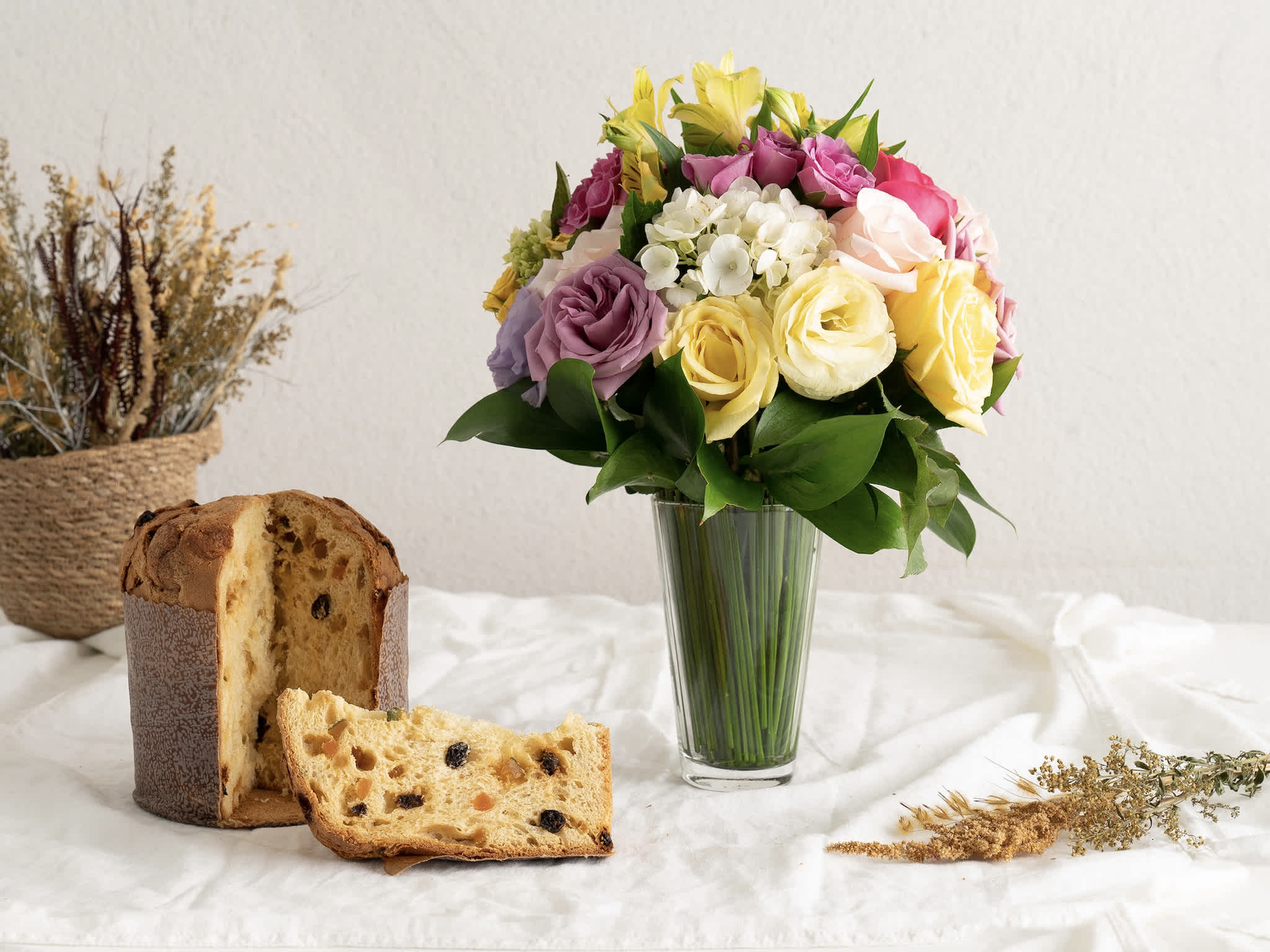 A Florista Médio e Panettone A Florista Médio e Panettone Para Entrega