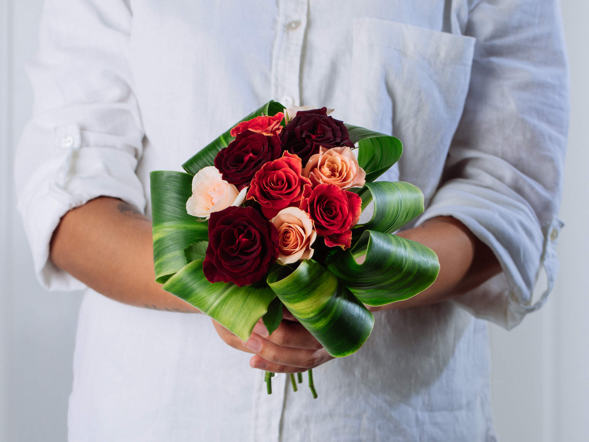 Buquê de Rosas Vermelhas Para Entrega