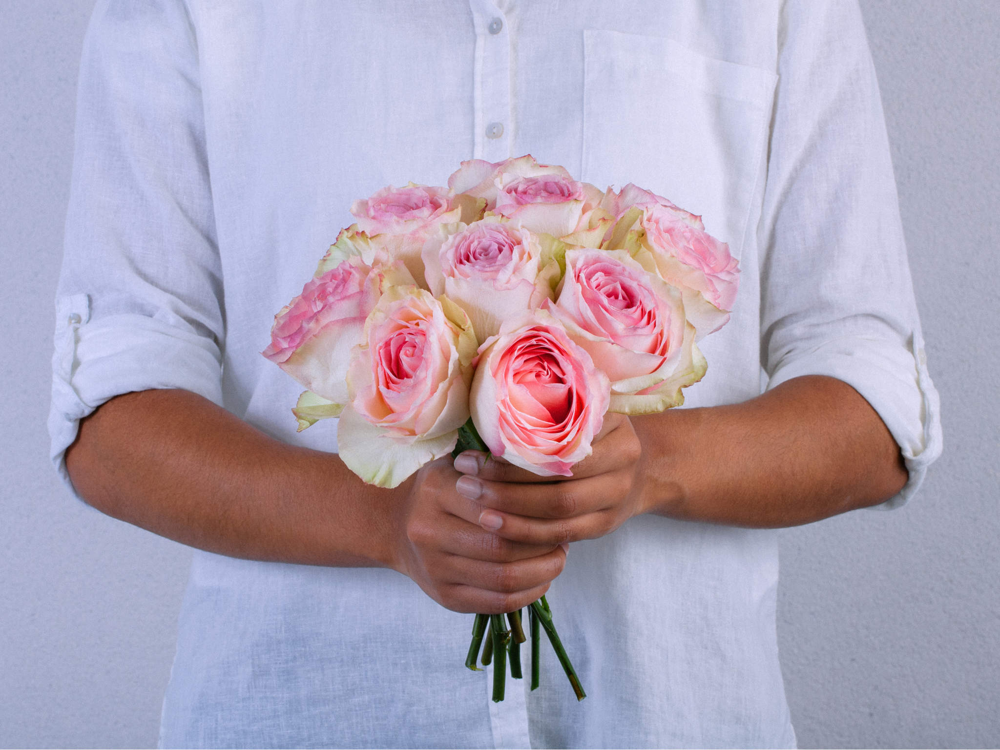 Buquê de 10 Rosas Esperance Colombianas