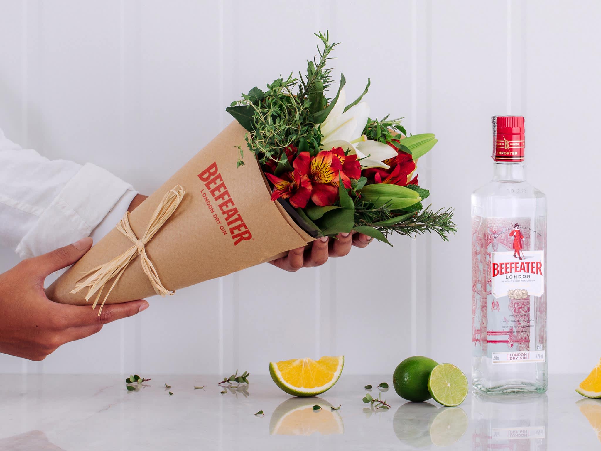 Buquê Botânico com Gin Beefeater