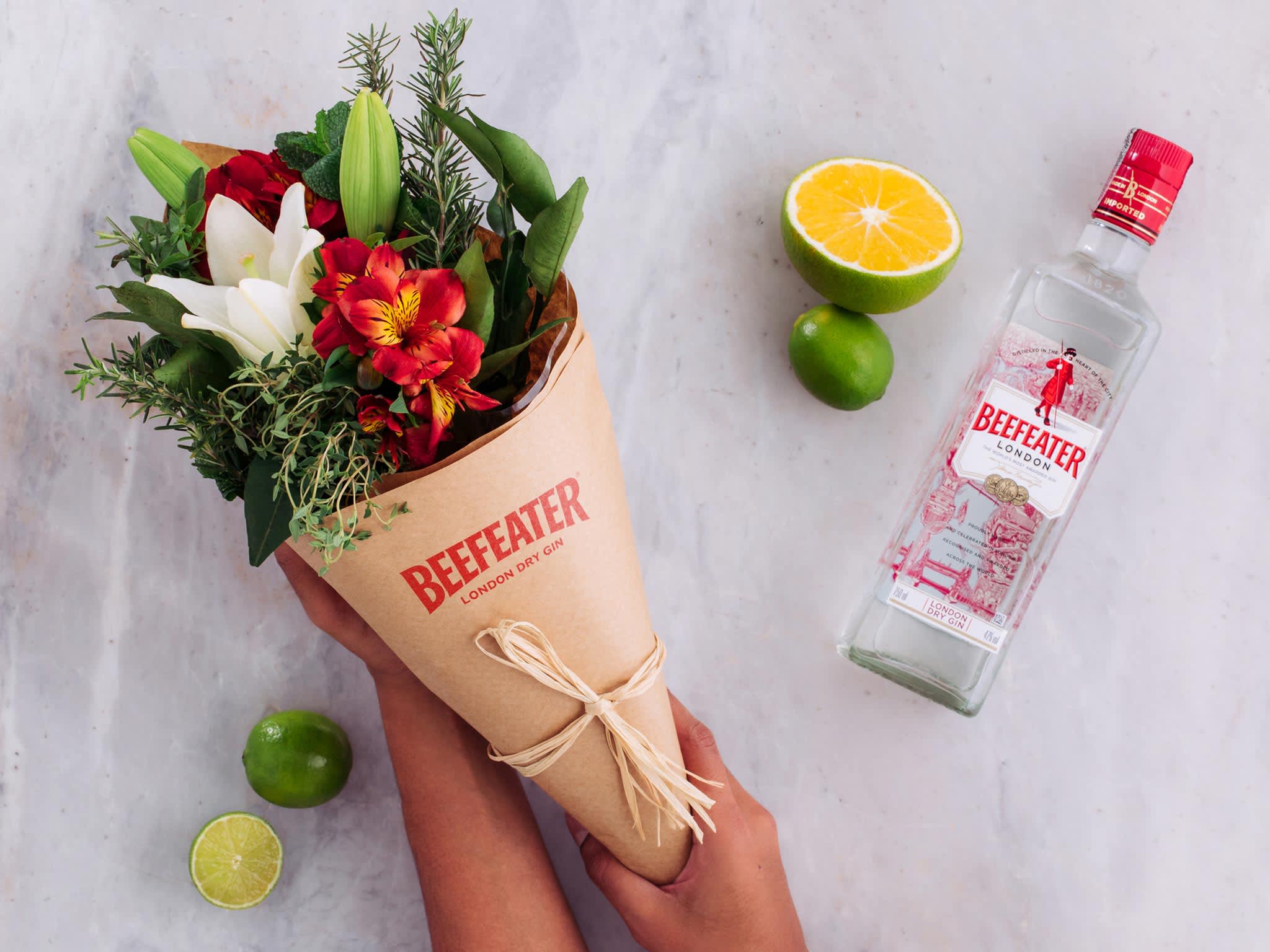 Buquê Botânico - Beefeater Buquê Botânico com Gin Beefeater