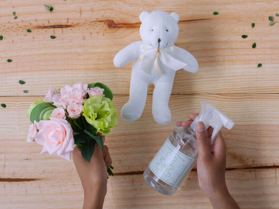 Buquê de Rosas e Lisianthus com Urso de Pelúcia Para Entrega