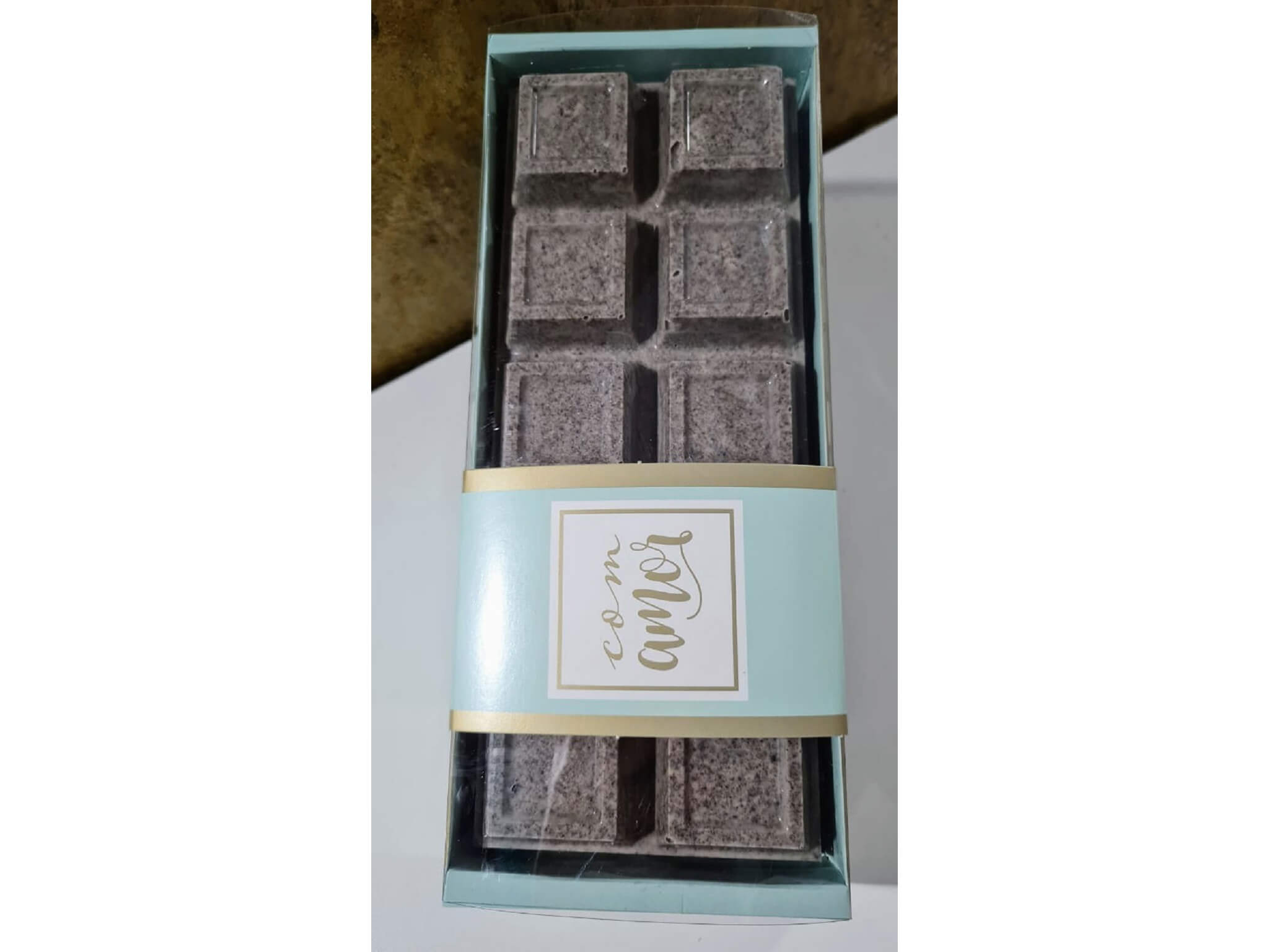 Barra de Chocolate Oreo Recheada - Nutella e Brigadeiro 1 Kg