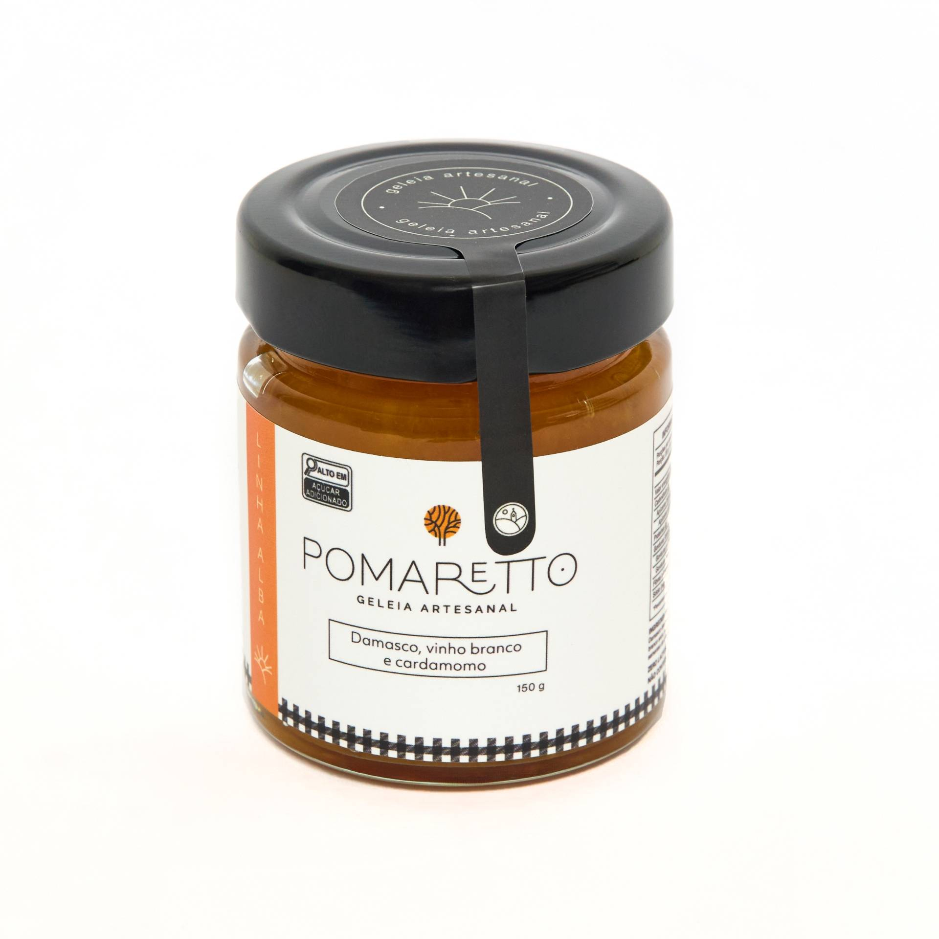 Geléia de Damasco, Cardamomo e Vinho Branco Geléia de Damasco, Cardamomo e Vinho Branco