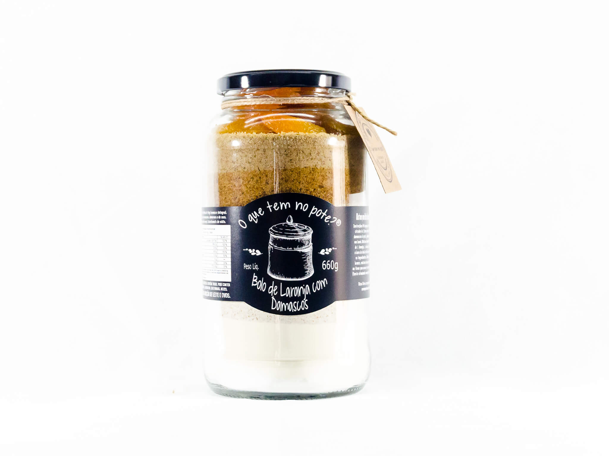 Bolo Laranja Com Damascos 660g