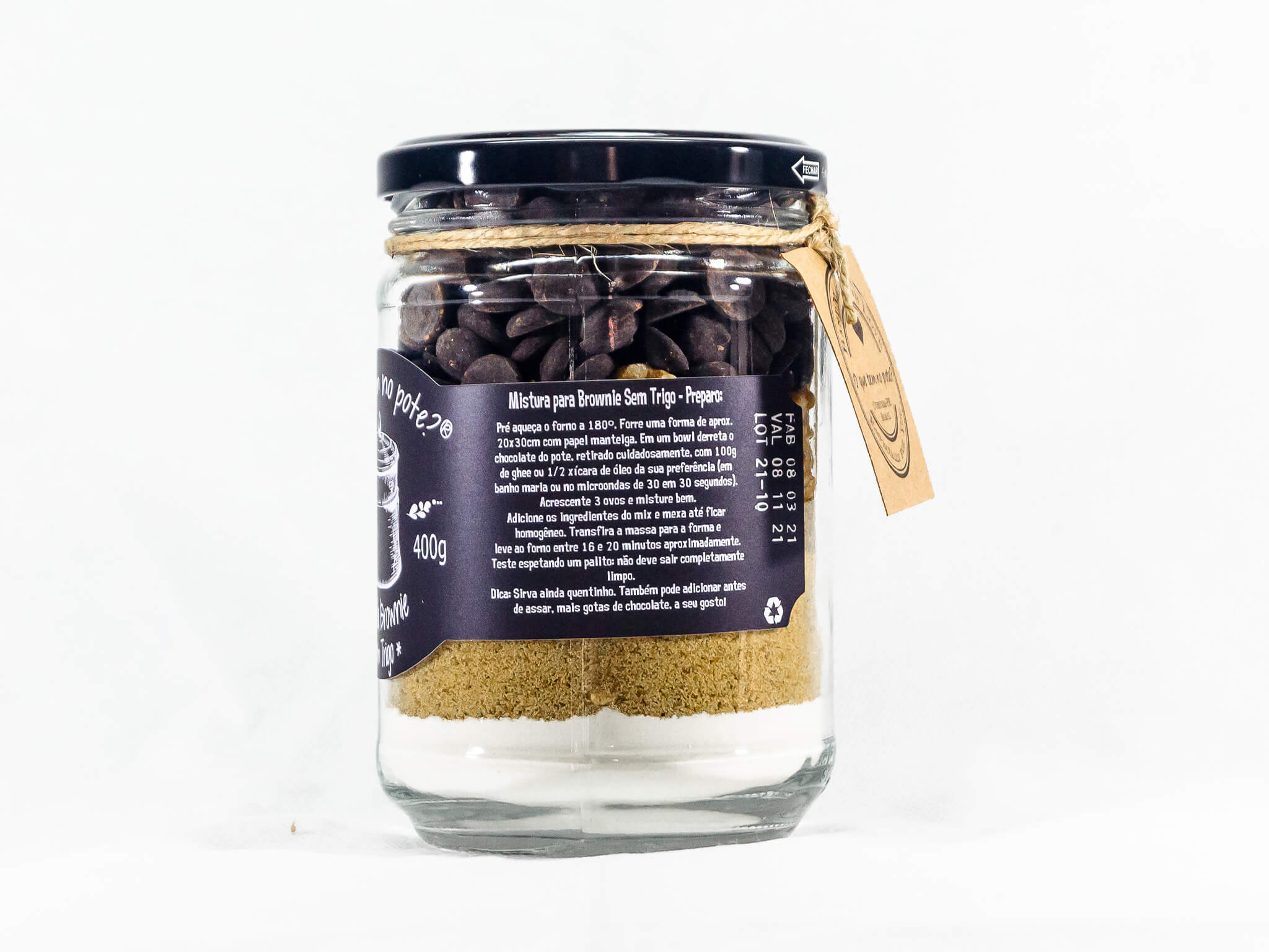 Massala Brownie Sem Trigo 400G Massala Brownie Sem Trigo 400G