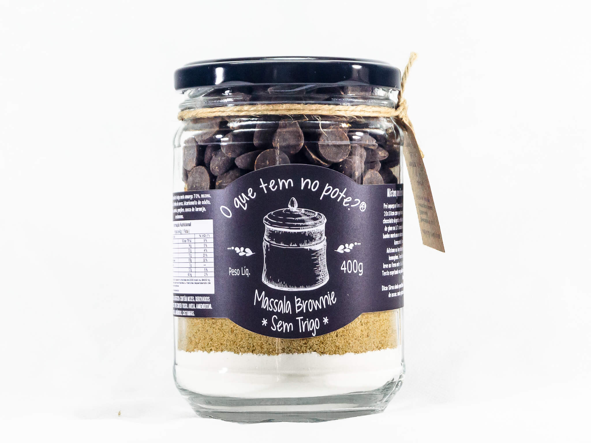 Massala Brownie Sem Trigo 400G Massala Brownie Sem Trigo 400G