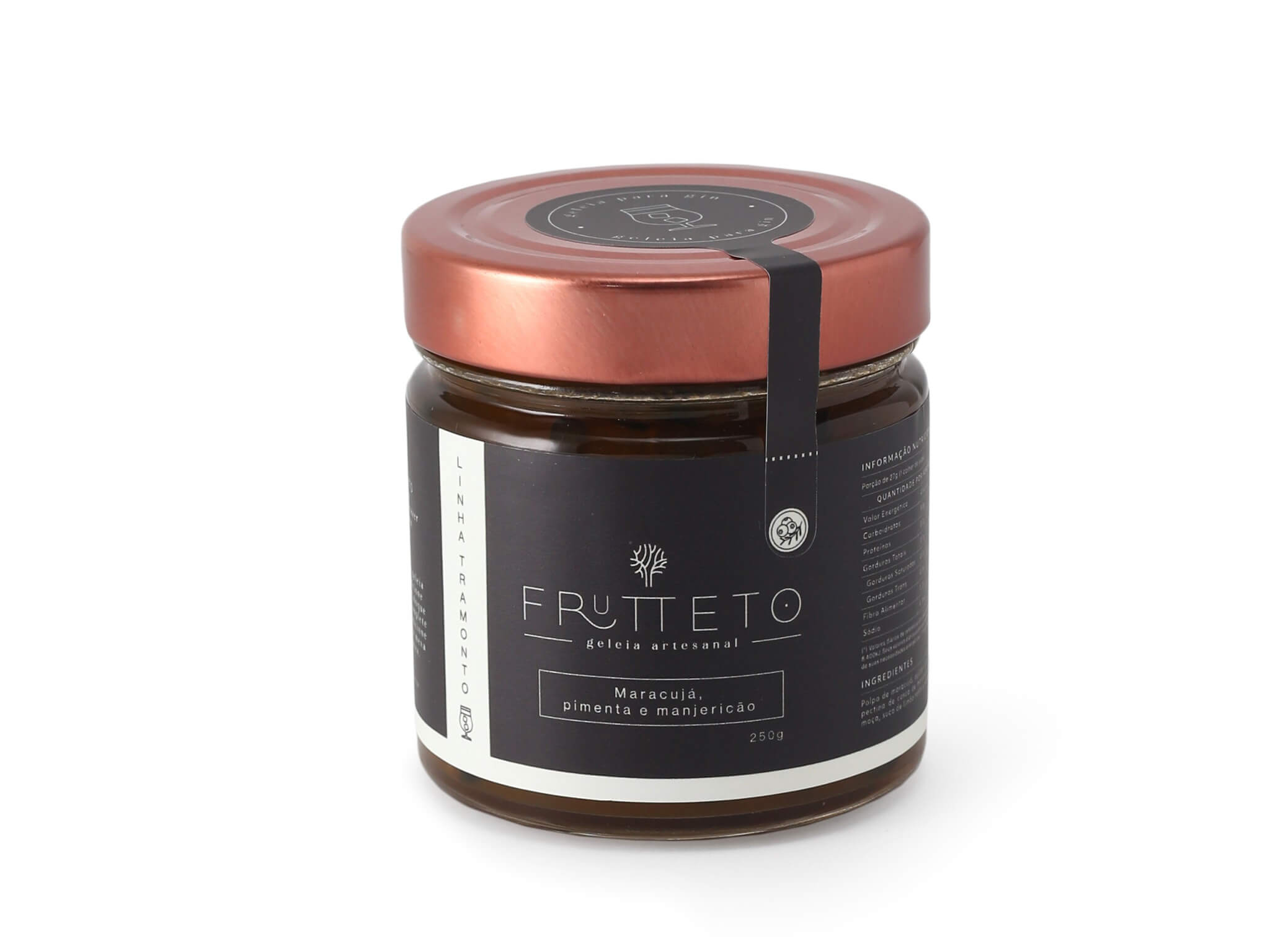 Geléia de Maracujá, Pimenta e Manjericão Geléia de Maracujá, Pimenta e Manjericão