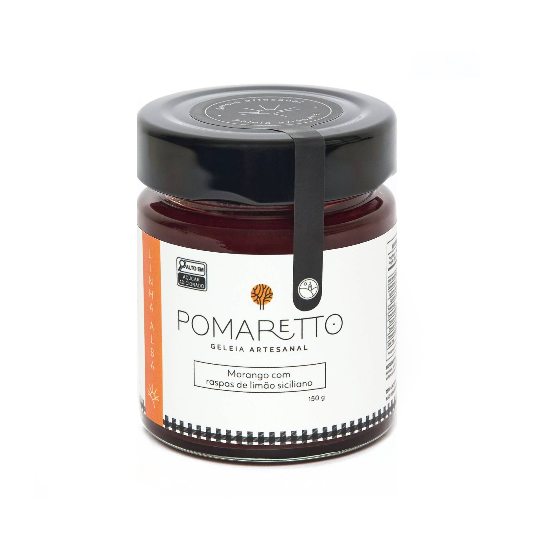Geléia de Morango com Raspas de Limão Siciliano
