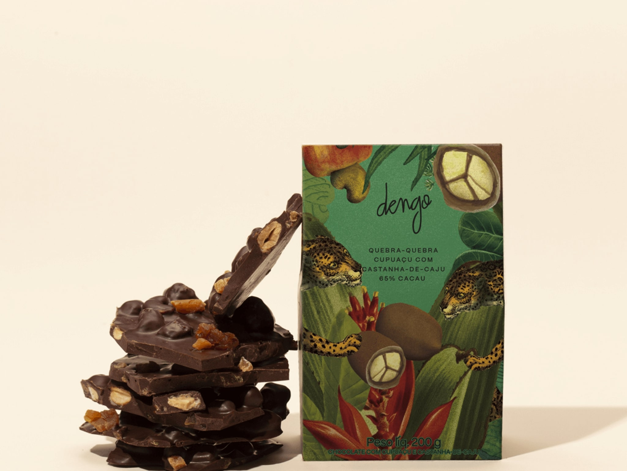 Chocolate Quebra-Quebra Cupuaçu com Castanha de Caju 200G