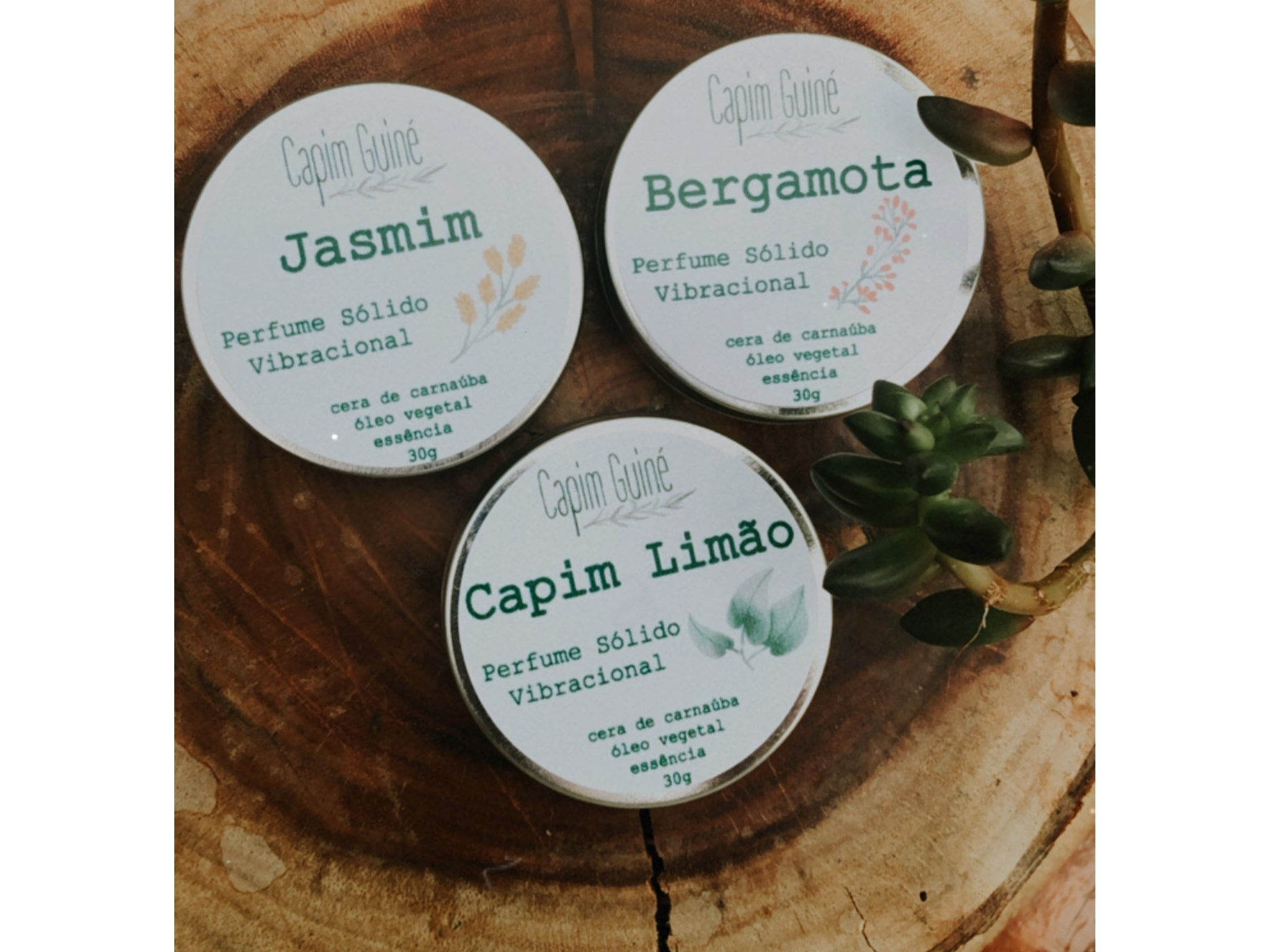 Perfume Sólido Capim Limão Perfume Sólido Capim Limão
