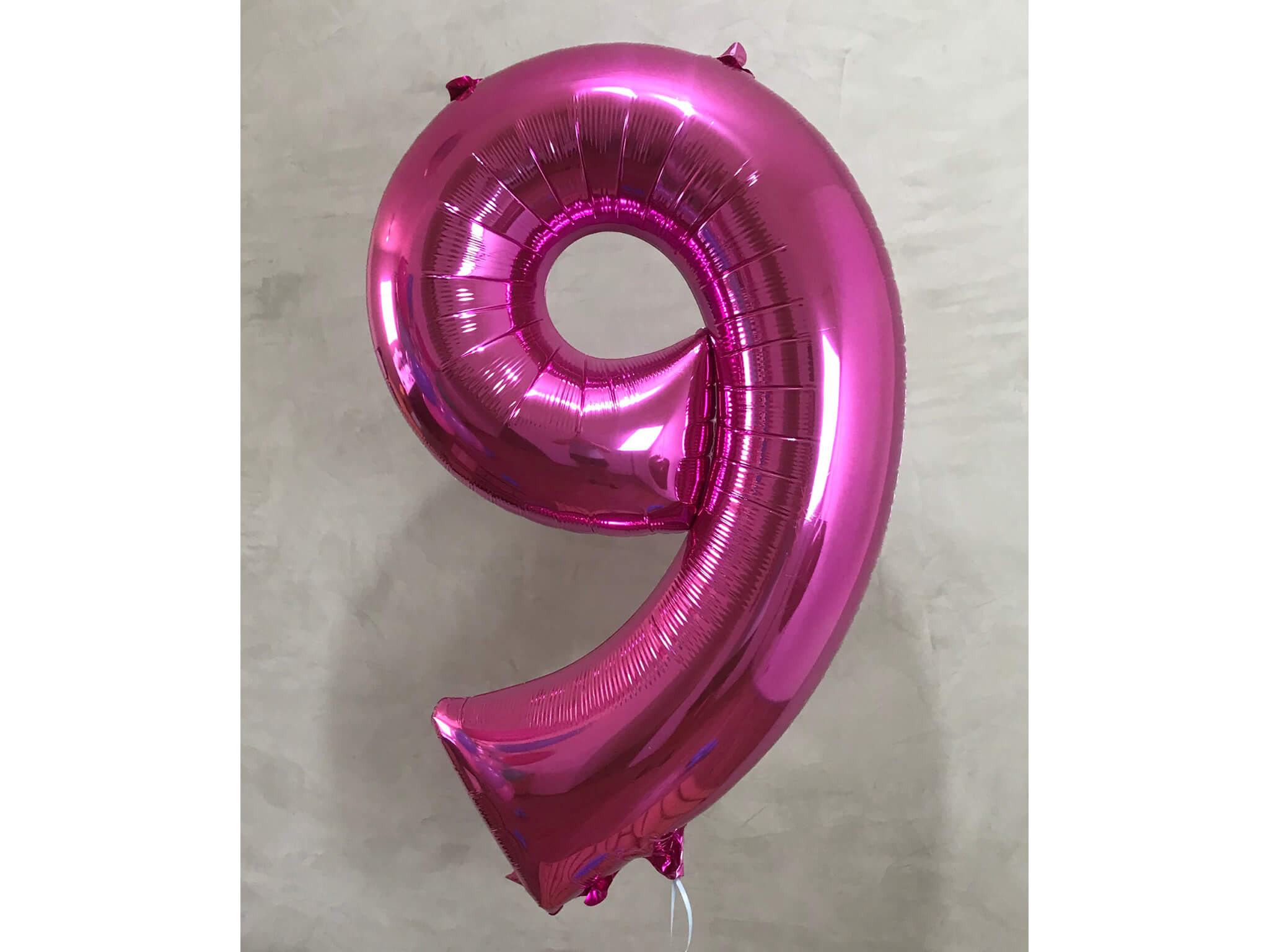 Balão Metalizado em Formato de Número