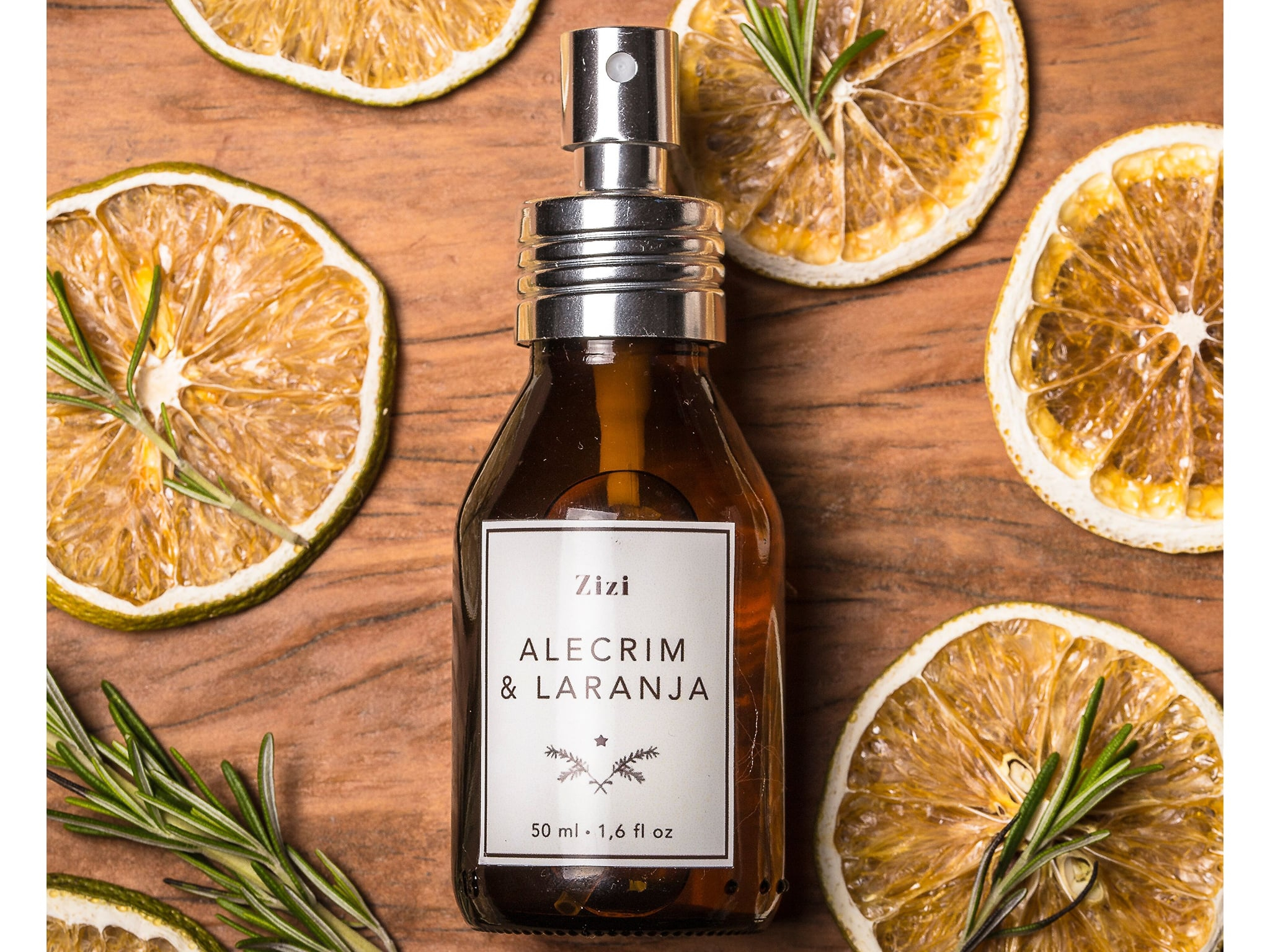 Spray Terapêutico De Alecrim E Laranja 50 ml