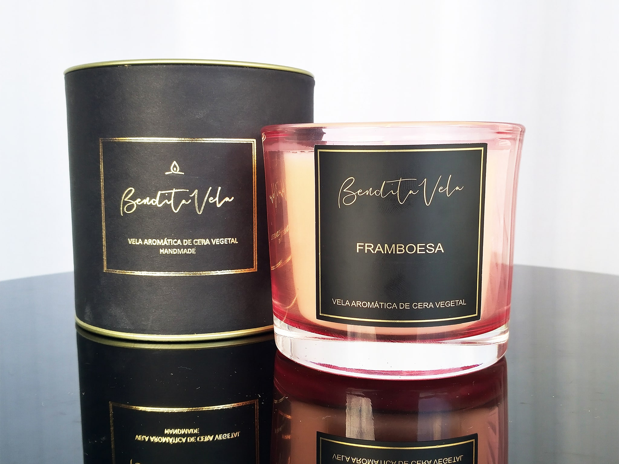 Vela Framboesa Rosa Claro Vela Framboesa Rosa Claro