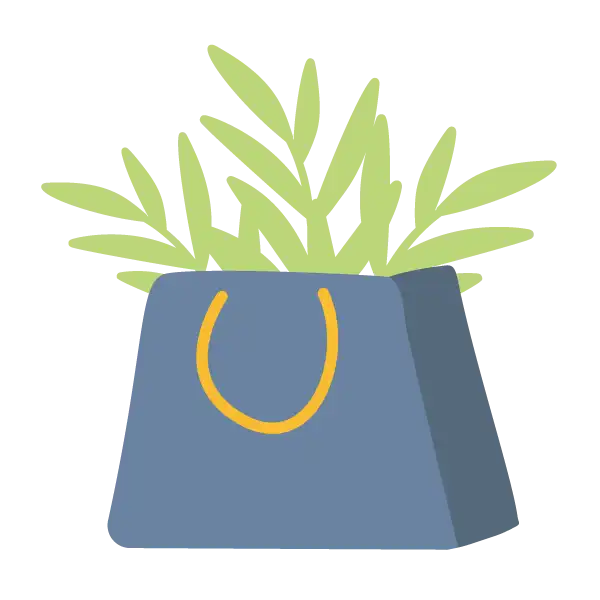 Ícone ilustrativo de compras